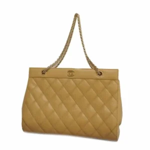 Chanel wild stitch shoulder bag beige gold metal fittings 收購參考價格