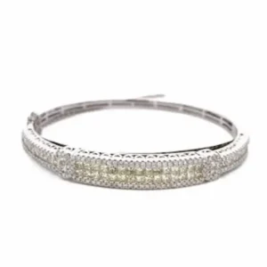 K18WG diamond Bracelet 0.85 ct