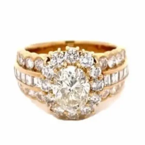 K18 diamond ring 2.027 ct