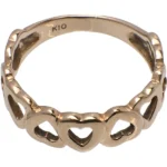 10-karat gold（K10）ring