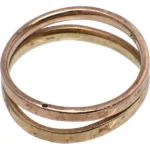 10-karat gold（K10）double ring