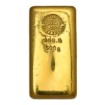 24-karat gold（K24）pure gold ingot 500ｇ