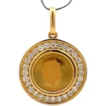 24-karat gold（K24）necklace top