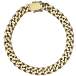 18-karat gold（K18）curb chain bracelet 2面シングル