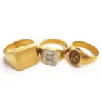 18-karat gold（K18）signt ring