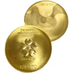  gold commemorative medal