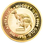 24-karat gold（K24）Australian Gold Nugget 1/2 ounce