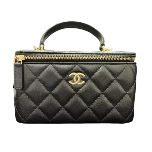 CHANEL Vanity Top Handle Bag in Lambskin