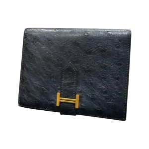 HERMES Béarn Wallet in Ostrich