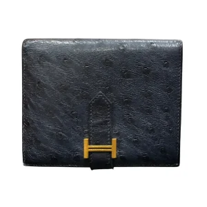 HERMES Bearn Ostrich